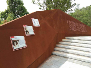 辽中耐候钢挡土墙